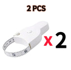 150cmAutomatic Telescopic Tape Measure Body Measuring Tape Sewing Ruler Tools Centimeter Tapes For Body Meter Measure White Tool