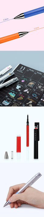 Pilot Juice Up 0.4mm Retractable Gel Ink Pen ST Nib Black Pen Quick-drying Smooth DIY Hand Account LJP-20S4 School Stationary