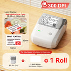 Niimbot B1 Pro Label Printer 300 DPI High-definition Red Black Color Printing Self-adhesive Photo Printing for Business Home