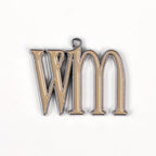 Custom Logo 3D Metal Letters Zinc Alloy Name Tag for Handbag Clothing Metal Labels Sew-On