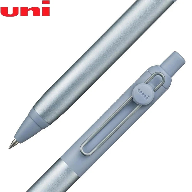 New Uni uniball Zento Flow Metal Rollerball Pen Aluminum Grip Gel Pens 0.5mm Water-Based Black Ink Ultra Smooth Writing Japan