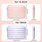 13/14 Inch Puffy Laptop Sleeve Cover Bag For Laptop Cover for MacBook Air iPad Pro Tablet Pouch Bag Fashion Notebook Soft Case