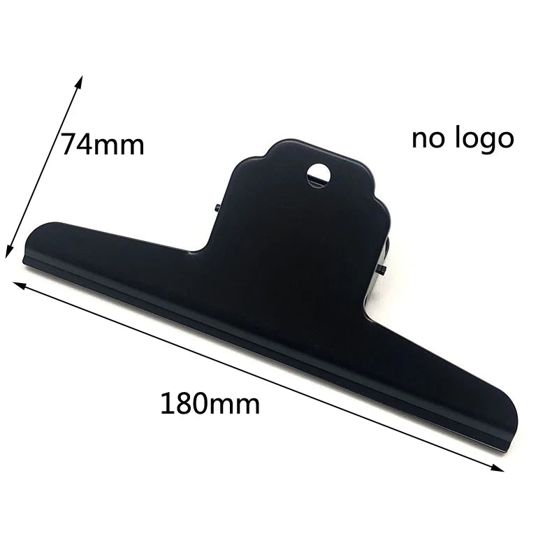 Retro Metal Wide Binder Clip Big Black Gold Binder Paper Clips Metal Hinge Clip Clamps for Crafts Photos Office School Supplies