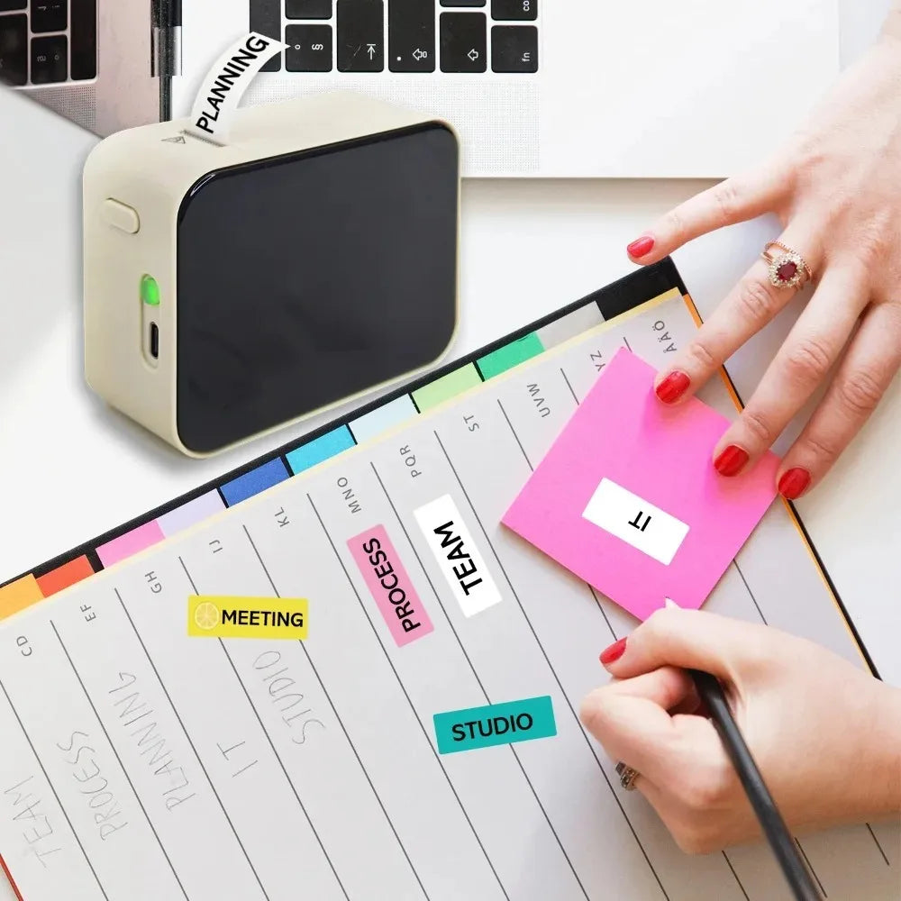MarkLife M1 Mini Portable Thermal Printer Wireless Bluetooth-compatible Label Tag for Home Office Labeling Sticker Machine