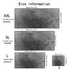 Grey series Mouse Pad Large Computer Office Game Table Mats XXL Rubber Anti-slip Gaming Keyboard Mousepads Long Desk Pads