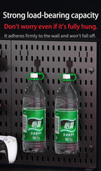 Desktop Standing Pegboard For Home And Office Use. Freely Combinable Accessories For Organizing Stationery.