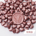 100pcs Heart-Shaped Sealing Wax Beads for Wax Seal Stamp, Great For Embellishment Of Card Envelope, Wedding Invitation