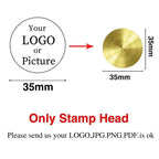 Custom Stamps Personalized Logo Metal Stamps Custom Wax Seals Stamps Customize Your Own Logo Gift Stamps Invitation Stamps