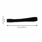 7pcs Rubber Bands Wide 20mm Black Elastic Rubber Band Heavy Duty Strong Large Package Packing Tie School Organizing File Ties