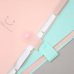 A4 Organ Folder 5 Layers Macaron Colors File Manager Storage Simple Folder for Student School and Office Stationery Supplies