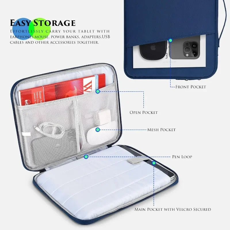 New Document Organizer Folder Padfolio Multifunction Business Holder Case Ipad Bag Office Filing Briefcase 11 Inches 29X2X23cm