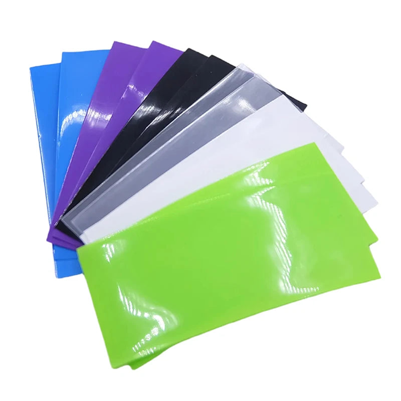 20/100/300pcs 18650/21700/26650 Lipo Battery Wrap PVC Heat Shrink Tube Precut Insulated Film Protection Cover Case Pack Sleeving