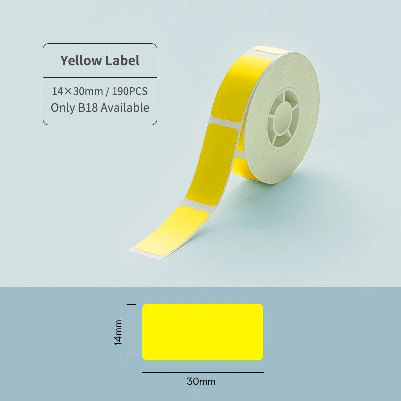 Wireless portable printer color label printer NIIMBOT B18 thermal transfer technology ribbon printing multi-color printing