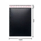 50pcs Black Double-Sided Bubble Packaging Bag Self Adhesive Mailing Bag Express Packaging Bag Clothing Packaging Bag