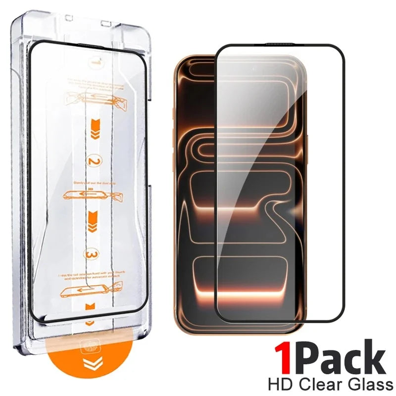 Easy Install Tempered Glass Privacy Screen Protectors for IPhone 17/17 Air/17 Pro/17 ProMax Anti-spy Auto Alignment Kit Film