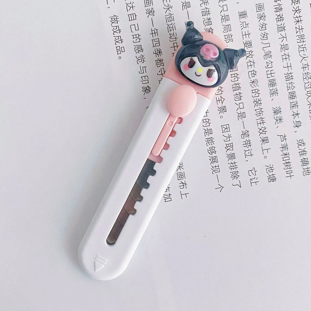 Cute Cartoon Mini Cutter Utility Knife Student Art DIY Tools Creative Stationery School Supplies
