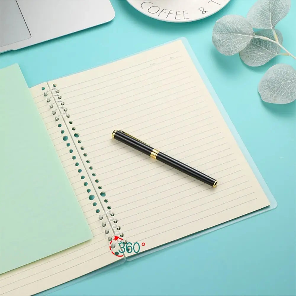 10Pcs Binding Spines Snap Split Binder Rings Learning Cards A4 A5 A6 Notebook Loose Leaf Stationery Office Supplies Plastic