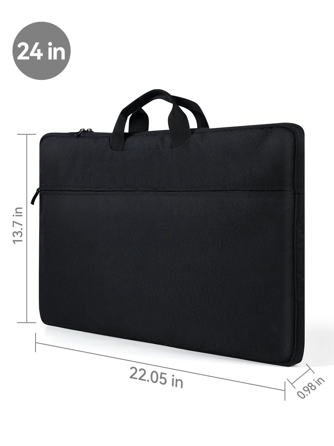 UPERFECT 24.5" Laptop Sleeve Protective Carrying Case for 24-24.5" Portable Monitor Notebook Tablet Large Display Bag