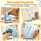 Wireless Mini Printer - Portable Thermal Label Maker Kit, 203dpi HD Printing, Multi-Function Printing, Supports Wireless/USB/Bat