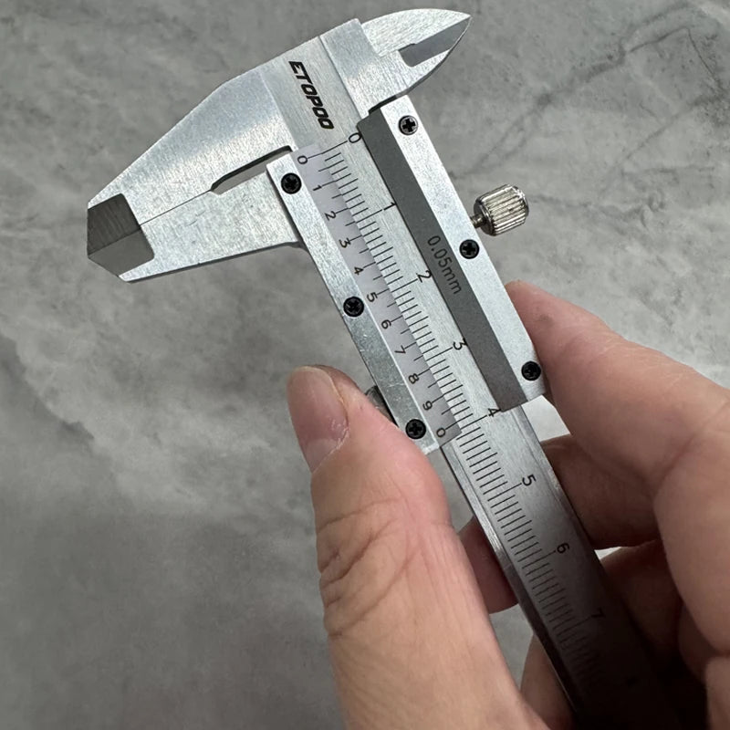 Mini Vernier Caliper Hardened Metric Machinist 0-70mm 0-100mm 0-150mm 0-200mm Stainless Steel Guage Portable Measuring Tool