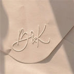 Customize Embossing Stamp Wedding Monogram Embosser Stamp,Personalized 2 initials Embosser Stamp,Wedding gift,hand held embosser