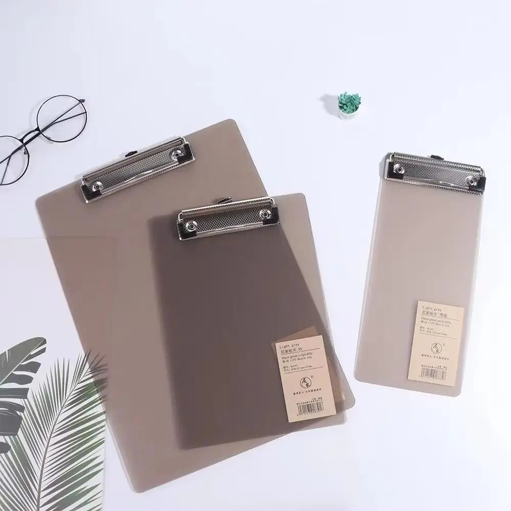 2Pcs Document Folder A6/A5/A4 Clipboard Ticket Bill Holder Hanging Cardboard File Folder Board Notepad Board Writing Pad