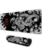 Gaming Performance Focus‌ ‌Ultra-Smooth Dragon XXL Gaming Mousepad (900x400mm/700x300mm) – High-Speed Cloth Surface & Anti-Slip