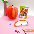 125 Sheets Creative Fruit Shapes Sticky Note Pads Notepads, Sticker Paper, Memo Pads, for School Stationery Office Supplies