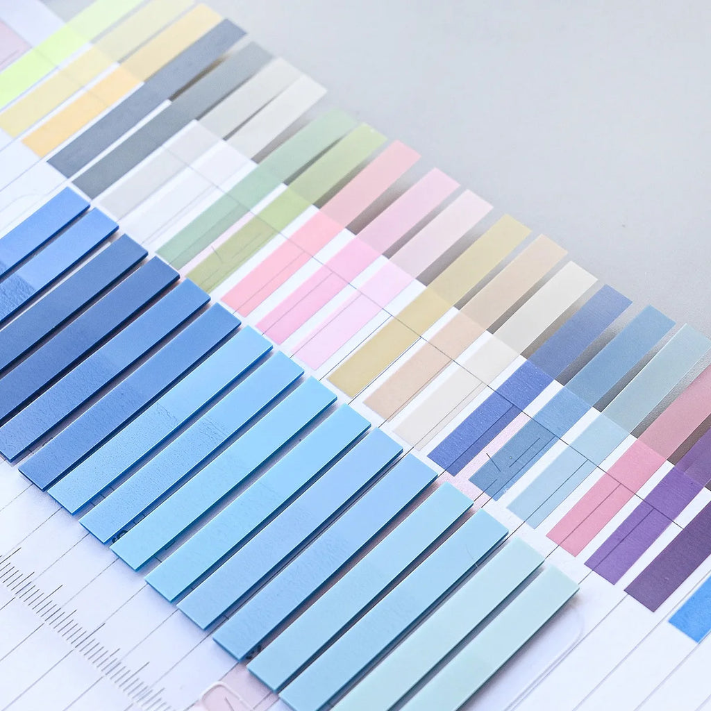 320PCS Clear Sticky Notes Self-Adhesive Colorful Memo Pads for Office School Book Annotation Index Tabs Stationery