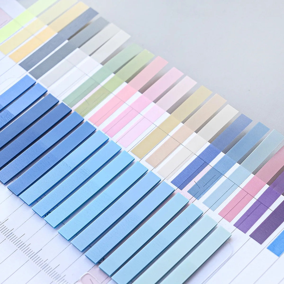 320PCS Clear Sticky Notes Self-Adhesive Colorful Memo Pads for Office School Book Annotation Index Tabs Stationery