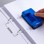 2-ring File Binder File Folder A4 Binder Folder Cover Office Document Organizer Can Hold 200 Sheets Test Paper Desk Organizer