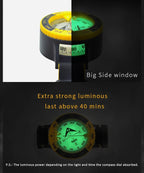KANPAS 6BAR Scuba Diving Compass / Dive Compass / Compass Sea Navigation / Blue Compass Glow / Diving Luminous Signal