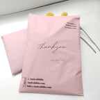 Environmentally friendly custom printing logo, luxurious matte white plastic mailing envelope, polyethylene shipping bag 50pcs