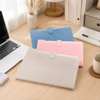 Accordion File Folder Waterproof 8 Pocket Document Organizer A4 Expanding File Folder for Office School Paper Storage Supplies