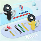 Portable Mini Printer Motex E101 Manual Typewriter Handheld Adhesive Labeller with Plastic 3D Label DIY Label Sticker