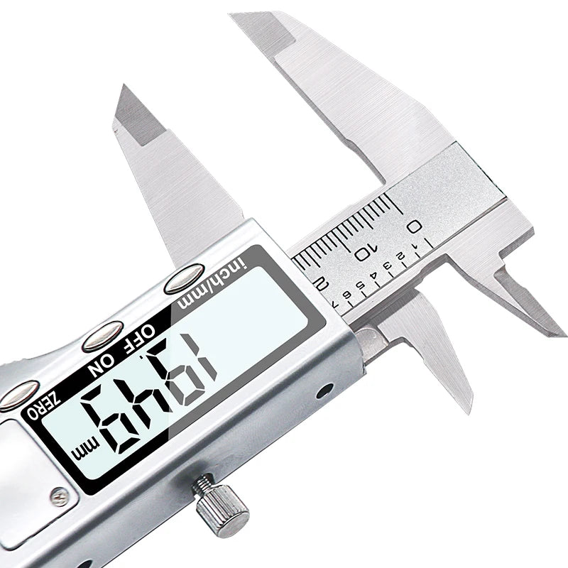 0-150mm Vernier Caliper Stainless Steel LCD Digital Caliper 6 inch Instrument Depth Measuring Tools by