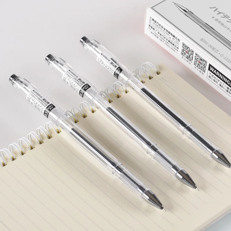 Hyper Fine Point，0.25mm,0.3mm,0.4mm，Gel Ink Pen， Black Ink,Smooth Writing for Teachers Office & School Supplies
