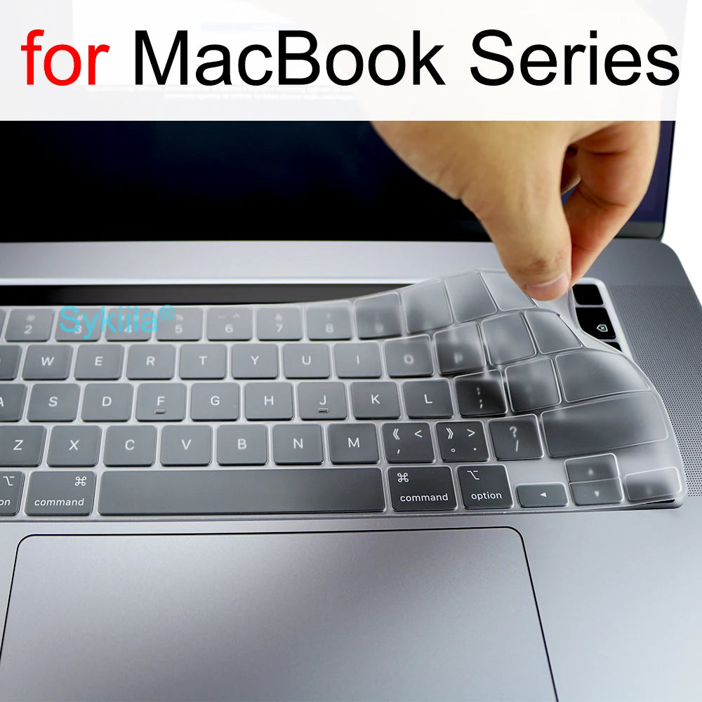 Keyboard Cover for Macbook Air 13 M5 M4 15 M3 11 Pro 13 14 M2 M1 Max Pro 16 15 12 Neo Silicone Protector Case Skin A3426 A3428