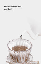 YRP Coffee Filter Papers 50 Sheets 1-2Cups 3-4Cups Paper Filter #155  #185 Pour Over Coffee Dripper & Wave Dripper Barista Tools