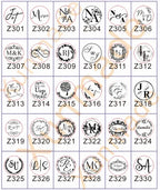Customize Embossing Stamp Wedding Monogram Embosser Stamp,Personalized 2 initials Embosser Stamp,Wedding gift,hand held embosser