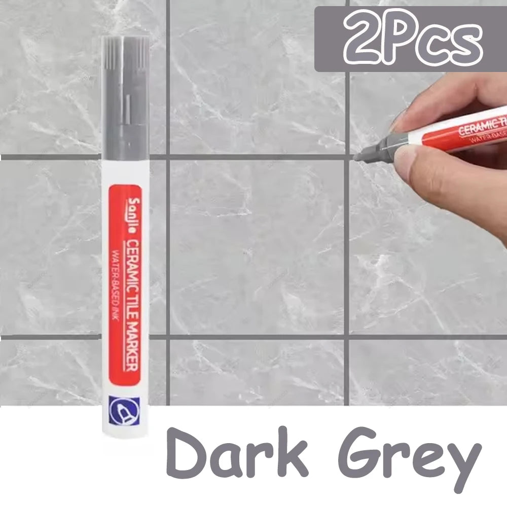 1-10Pcs 10 Colors Waterproof Tile Floor Marker Pen Wall Grout Pen for Kitchen Bathroom Ceramic Seam Paint Gap Repair Tools