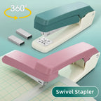 24/6 Durable Swivel Stapler Manual Office Stapling Machine Paper Binding Tool for Business And School Supplies