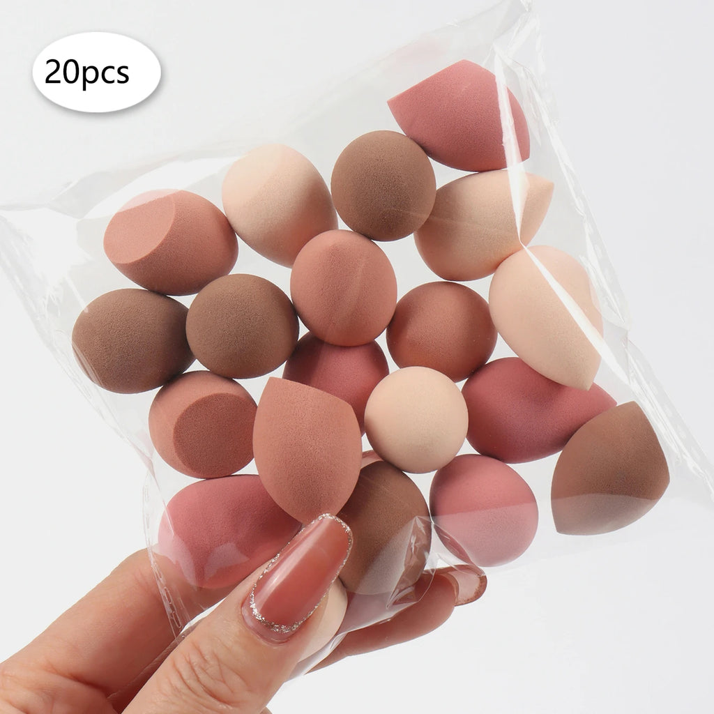 10/20/30/50/100Pcs Mini Makeup Sponge, Expands When Exposed to Water, Suitable for All Skin Types