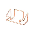 Gold Metal Business Card Holder Desk Bracket Cards Organizer Office Business Cards Display Holders Fashion Desktop Decorative