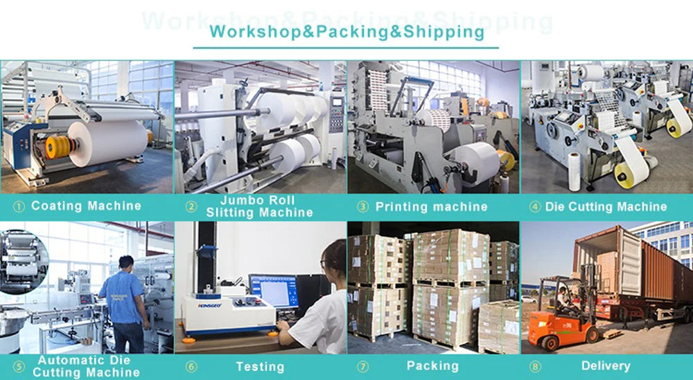 Shipping label 100x150 Blank self-adhesive waybill stickers 100x100 Three-proof thermal label printing paper roll 100x120