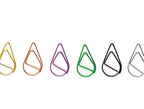 30pcs/pack Colorful Multi Shaped Heart-shaped Paper Clips, Colorful Macaron Mini Shaped Paper Clips