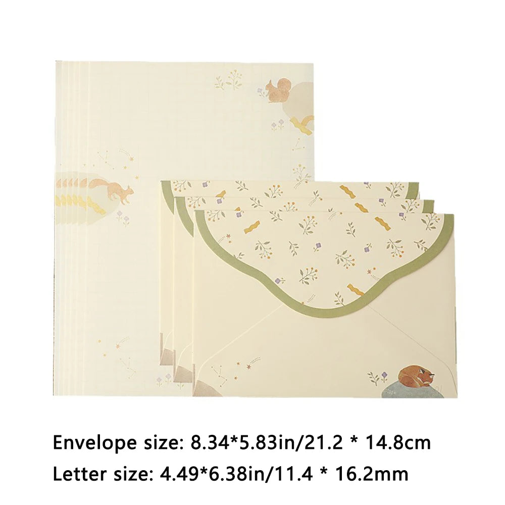 Creative and Beautiful Japanese Graffiti Letter Wholesale Exquisite Cute Cat Set Small Envelope
