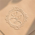 Customize Embossing Stamp Wedding Monogram Embosser Stamp,Personalized 2 initials Embosser Stamp,Wedding gift,hand held embosser