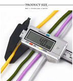 5/10/20/50M 4mm Multicolor Elastic Band Round Hair Bungee Rope Hat Drawstring Rubber Bands Clothes Spring String Cord Sewing Bia