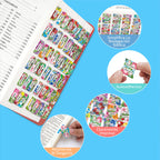 75pcs Spanish Bible Indexing Tabs, Bible Tabs, Bible Sticky Tabs For Old And New Testament, Book Tabs, Bible Labels Tabs, Bible